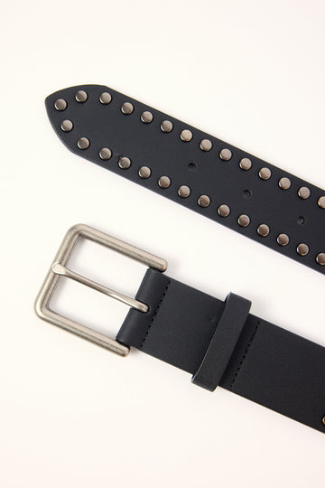 Rusty Ballad Stud Belt Black