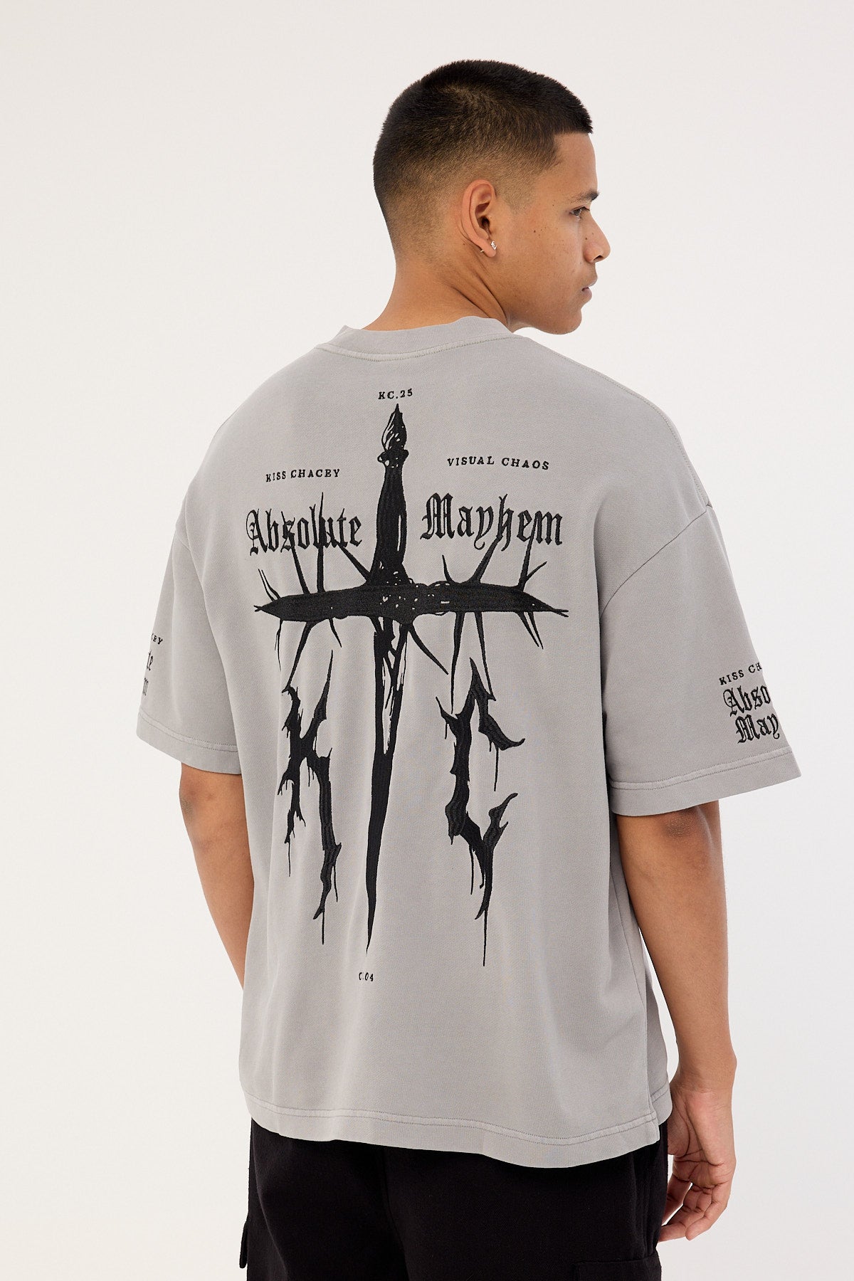 Kiss Chacey Absolute Loopback Street Tee Pigment Limestone