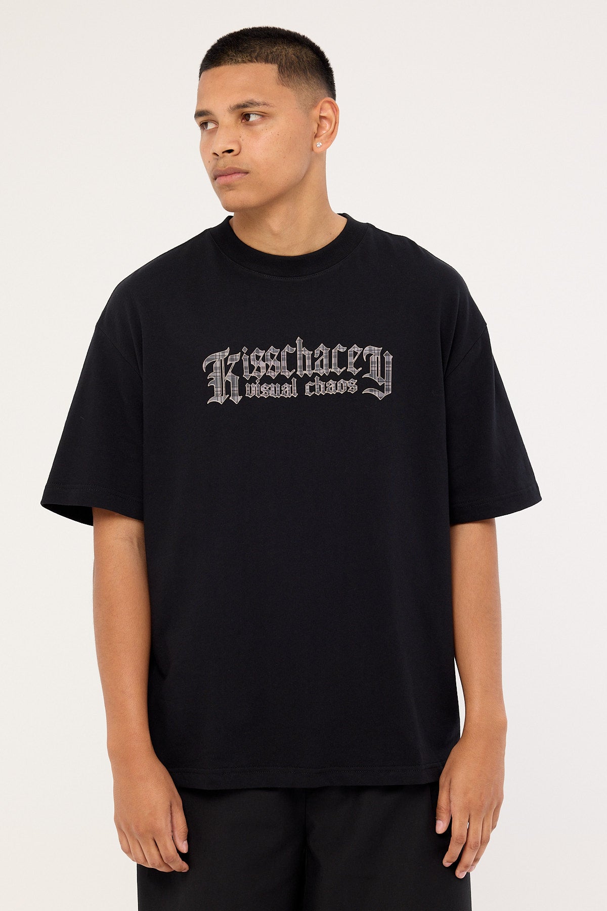 Kiss Chacey Scripture Street Tee Jet Black