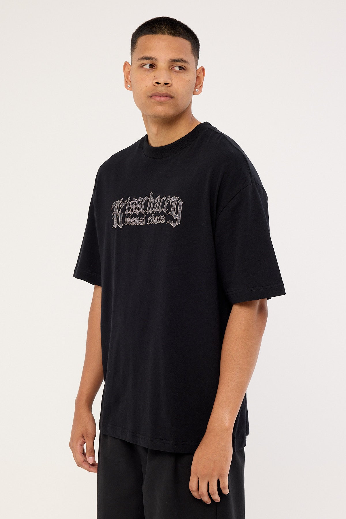 Kiss Chacey Scripture Street Tee Jet Black