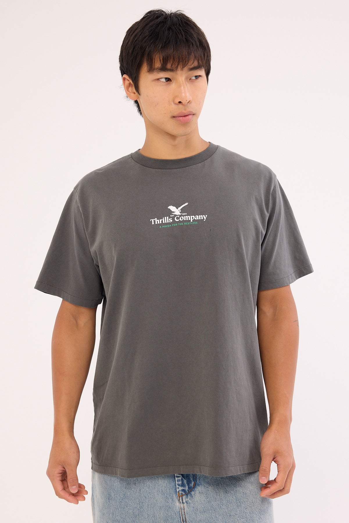 Thrills A Haven For The Restless Merch Fit Tee Merch Black