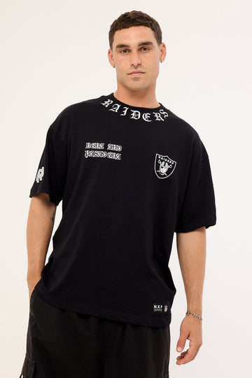 Nena & Pasadena Raiders Shield Tee Jet Black