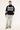 Nena & Pasadena Raiders Panel Pullover 1/4 Zip Jet Black/Silver