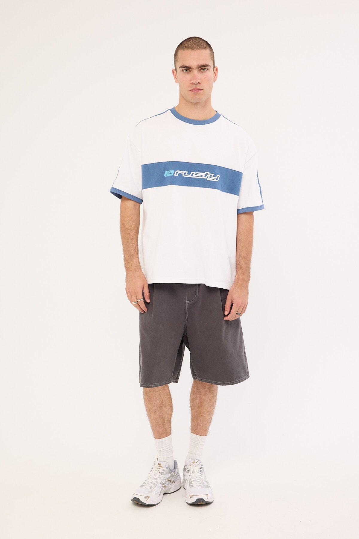 Rusty Super Shaolin 2.0 Short Sleeve Heavy Tee White