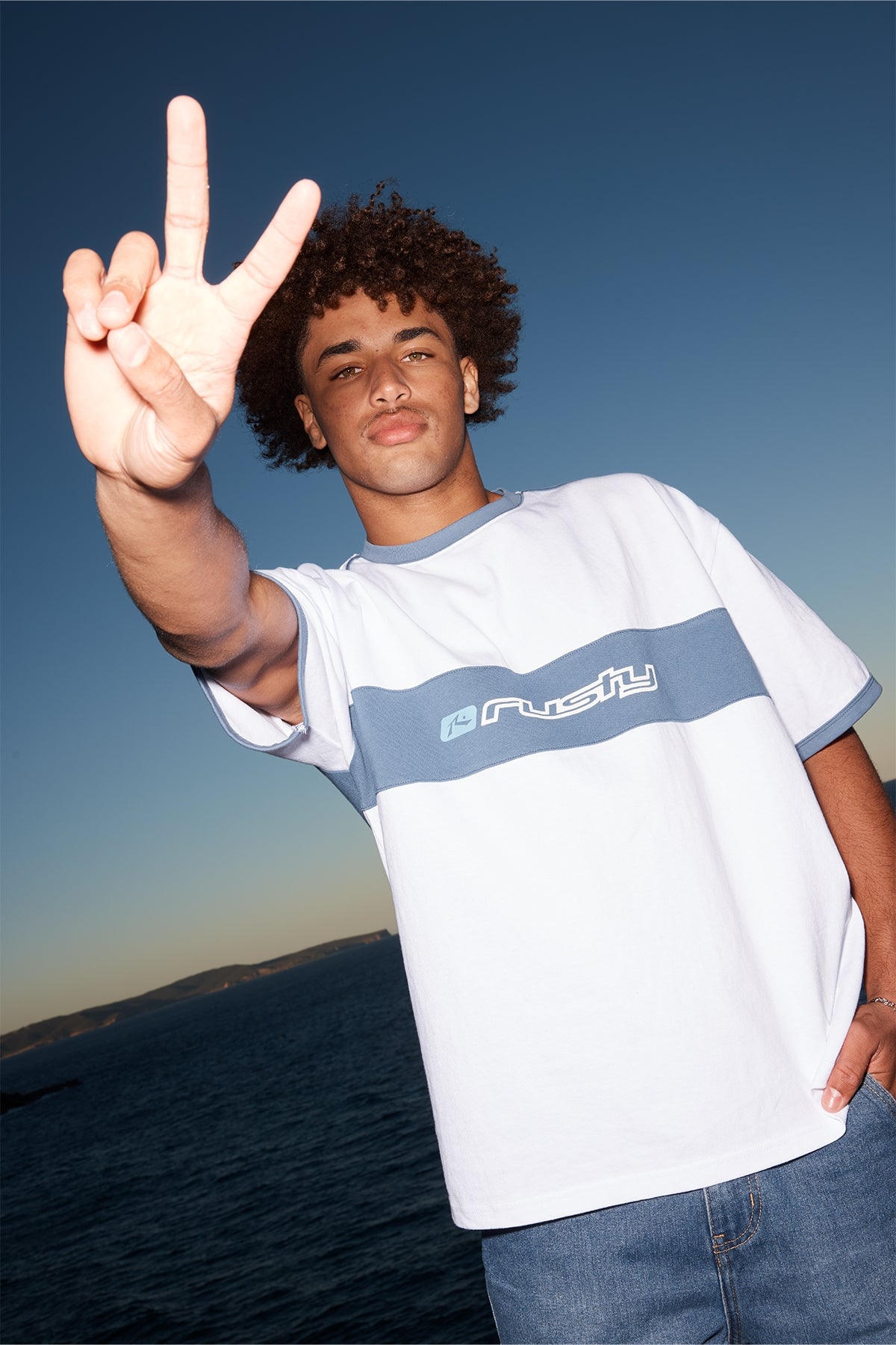 Rusty Super Shaolin 2.0 Short Sleeve Heavy Tee White