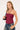 Motel Ruwi Halter Top Sequin Knit Burgundy