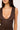 Motel Luscian Plunge Mini Dress Micro Polka Brown