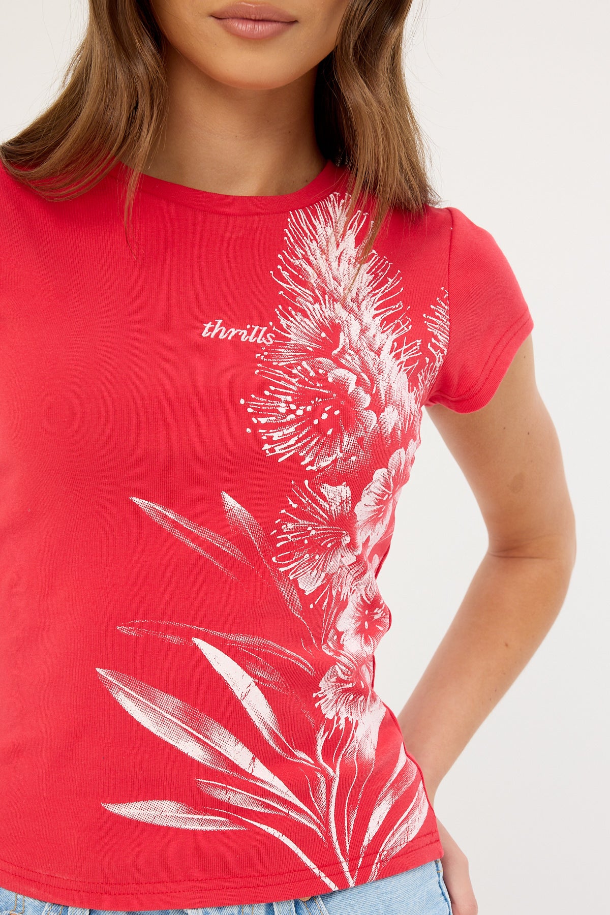 Thrills Boundless Club Tee Flame Red