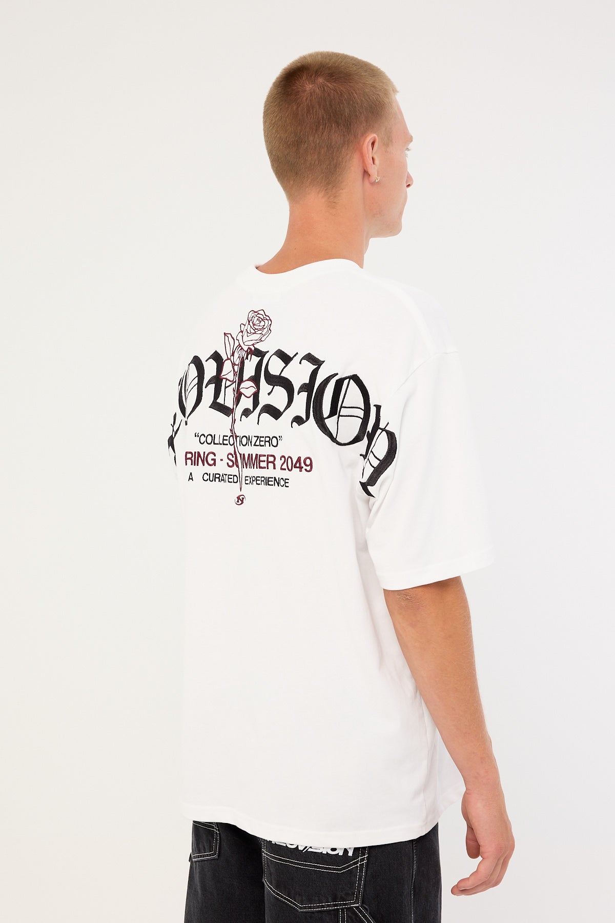 Neovision Rosebud Oversize Super Heavy Tee White