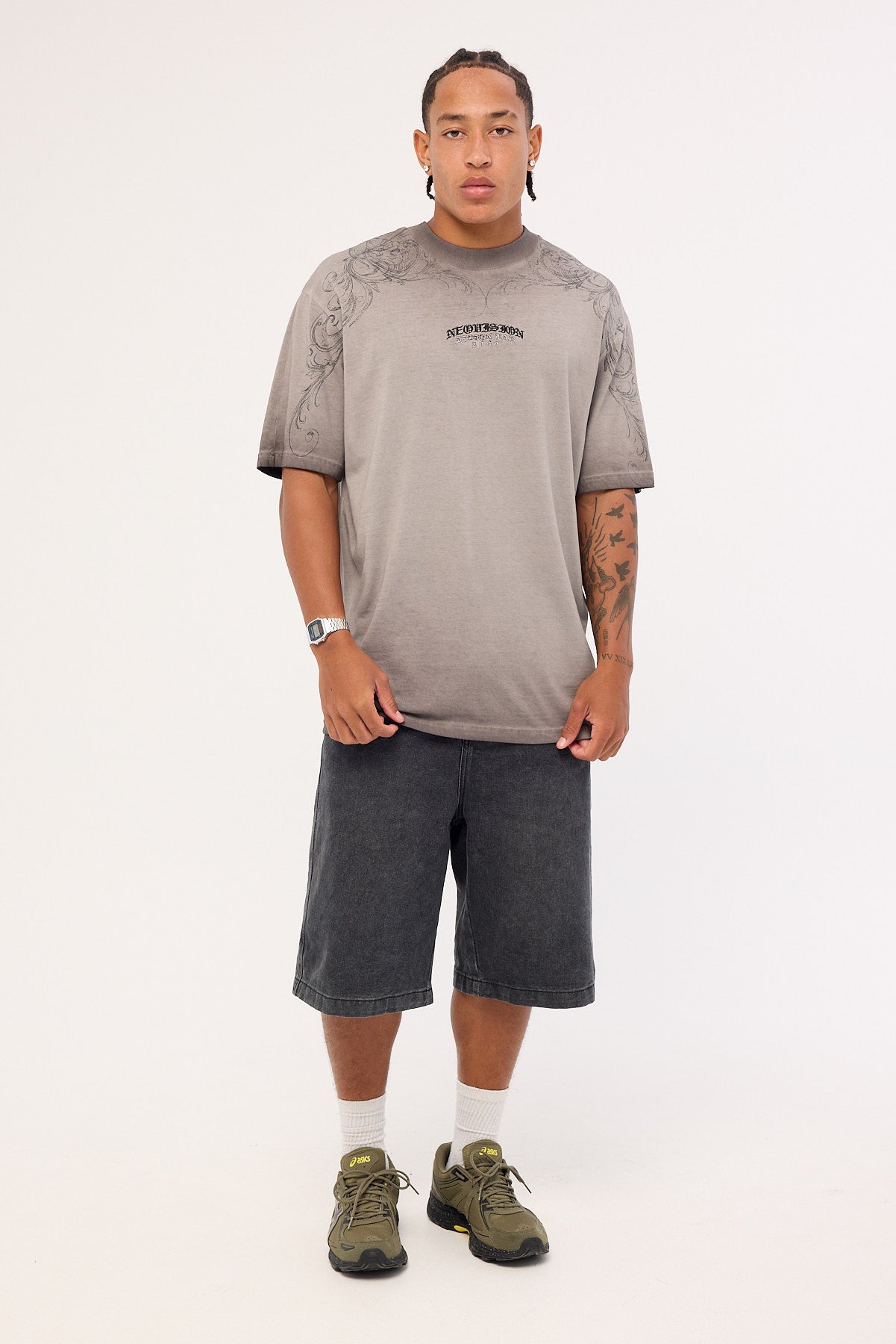 Neovision Shroud Oversize Super Heavy Tee Heavy Pigment Grey