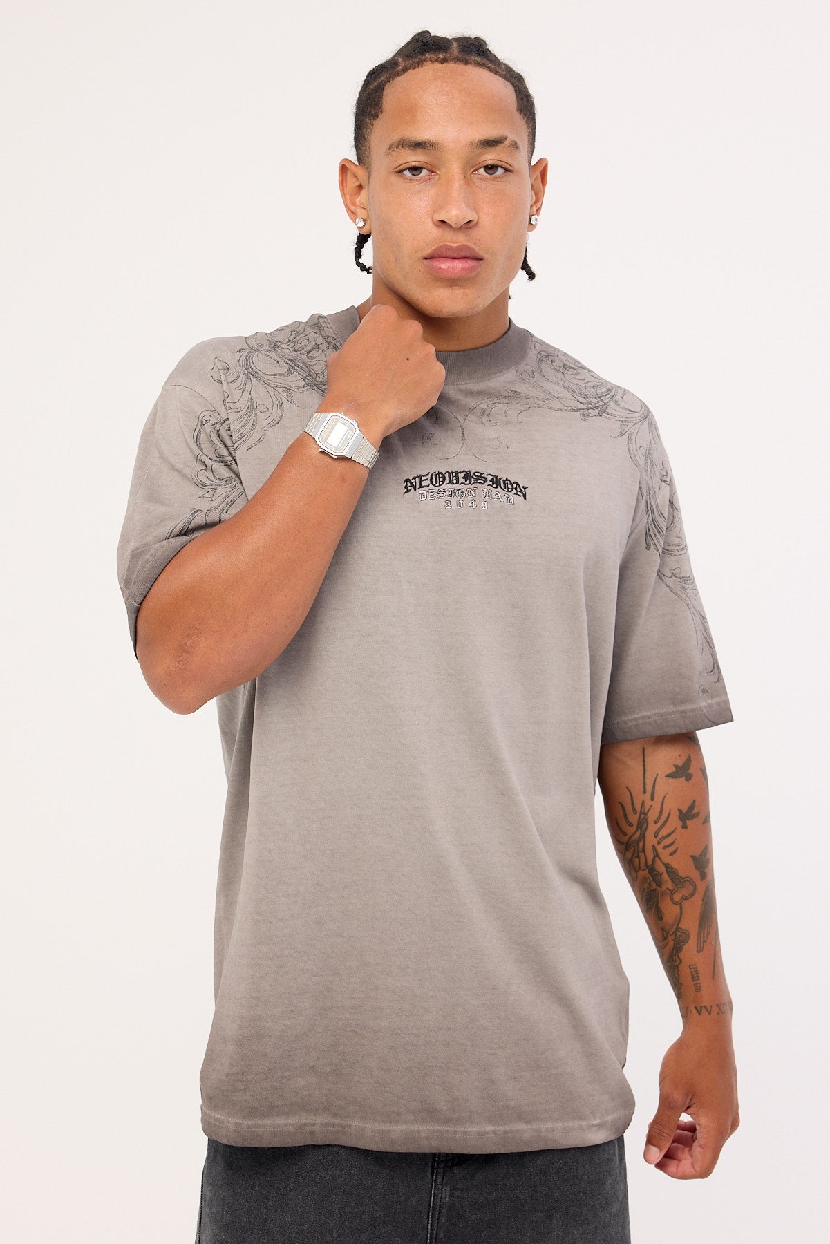 Neovision Shroud Oversize Super Heavy Tee Heavy Pigment Grey