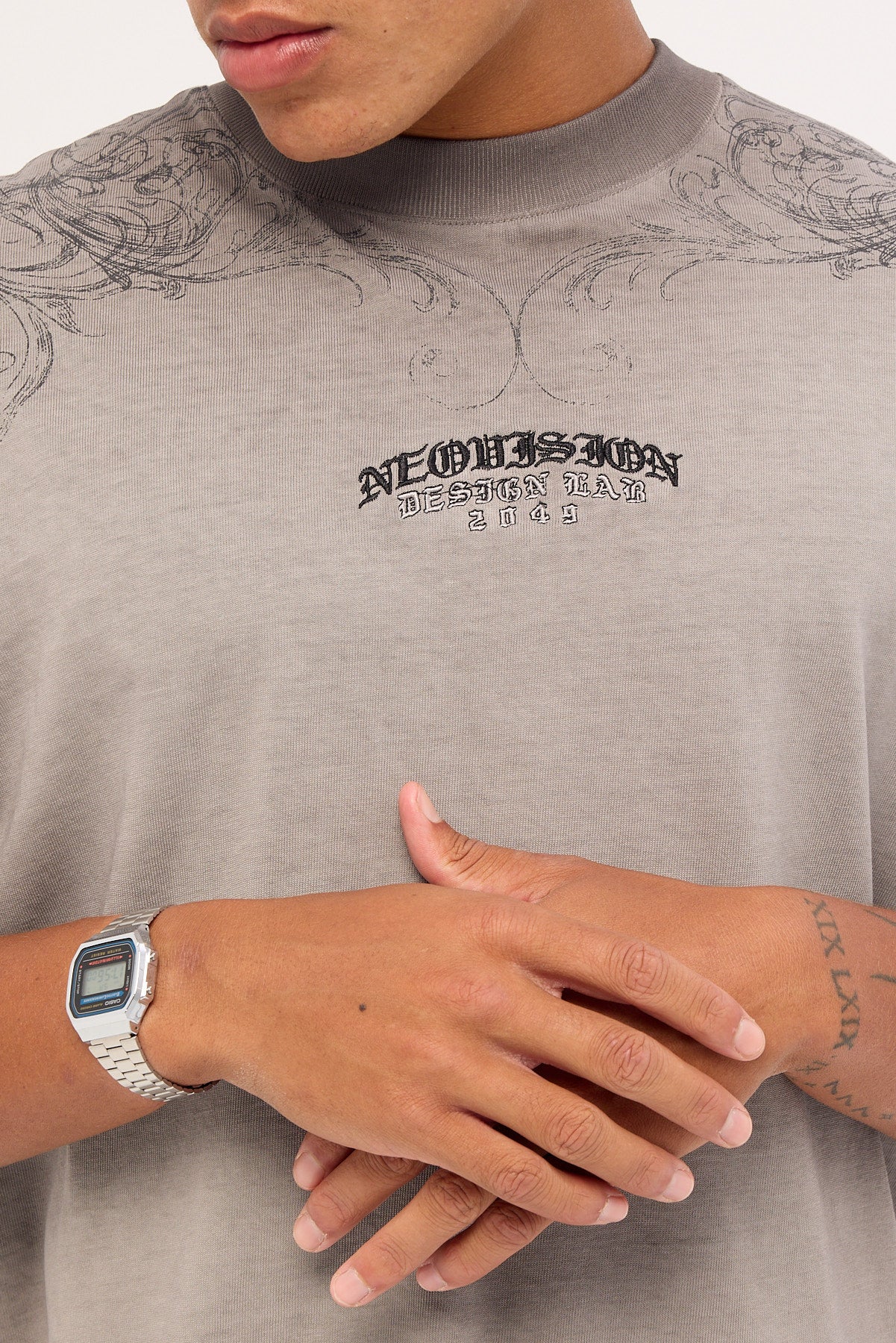 Neovision Shroud Oversize Super Heavy Tee Heavy Pigment Grey