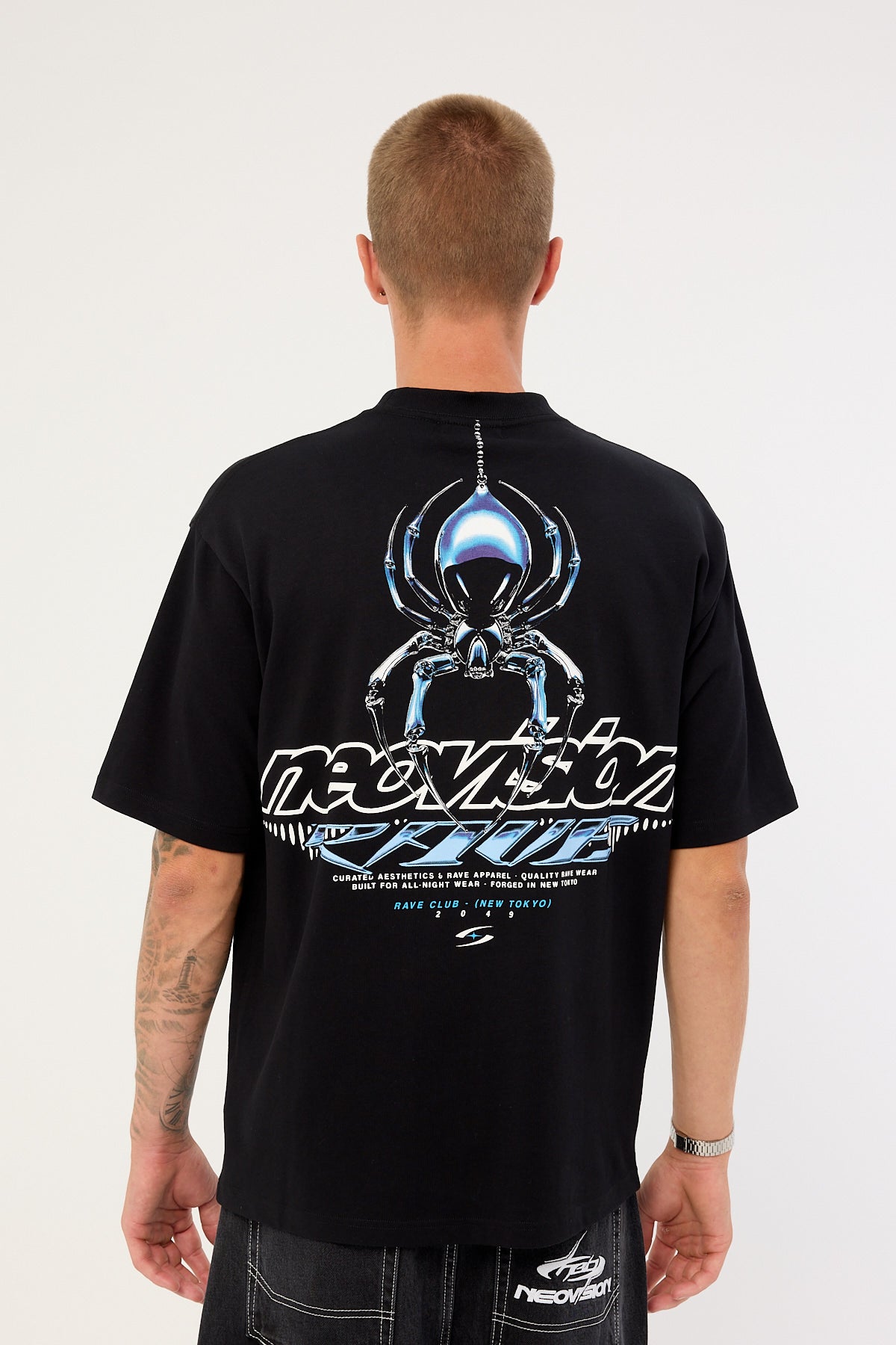Neovision Arachno Oversize Super Heavy Tee Black