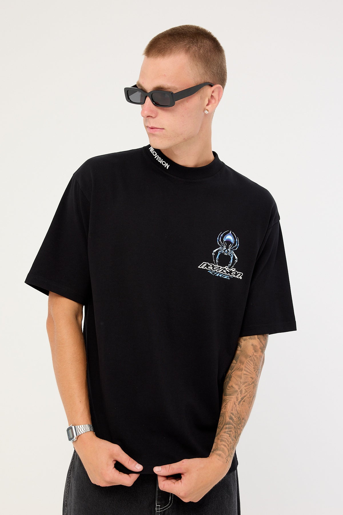 Neovision Arachno Oversize Super Heavy Tee Black