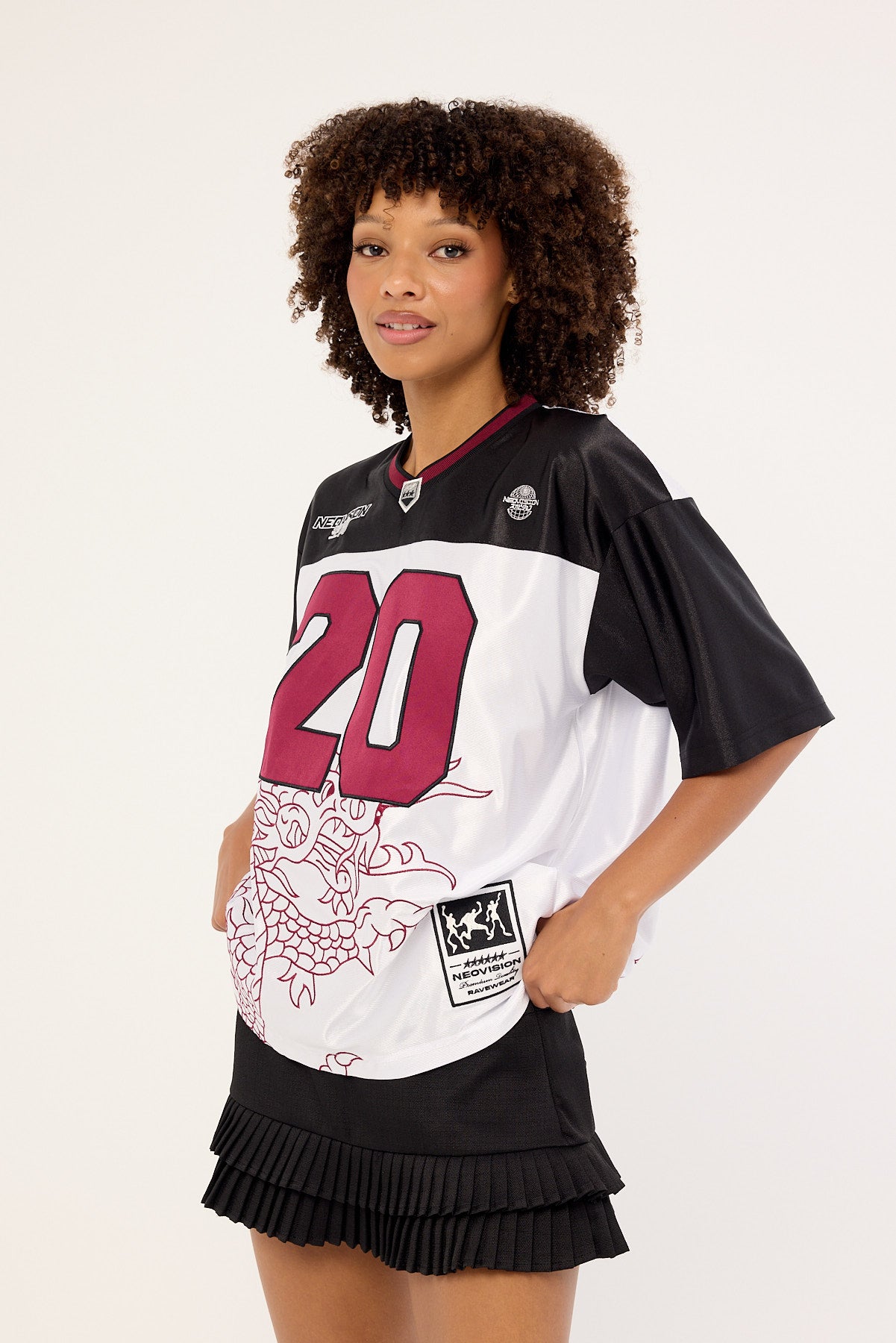 Neovision Ryuko V Neck Jersey White