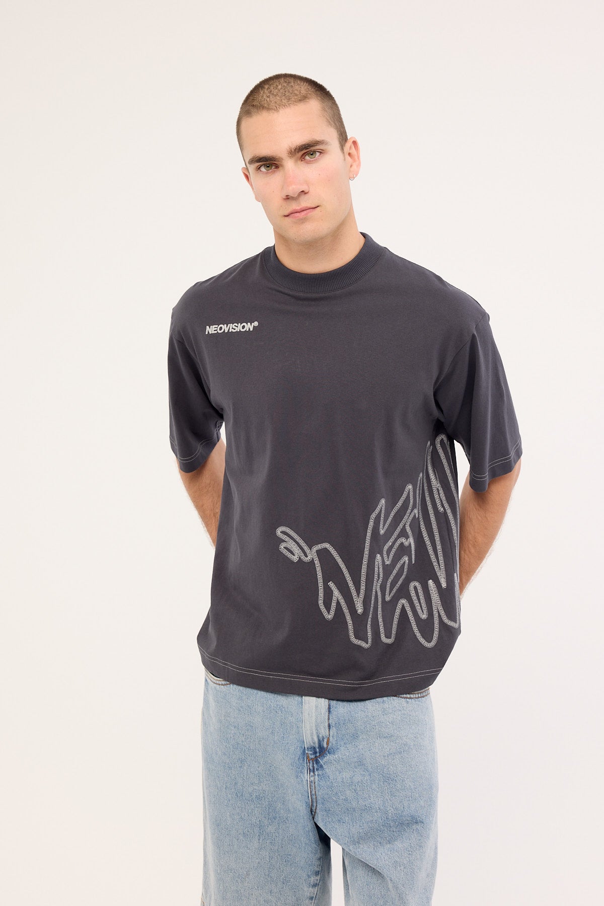 Neovision Reflekt Street Super Heavy Tee Asphalt