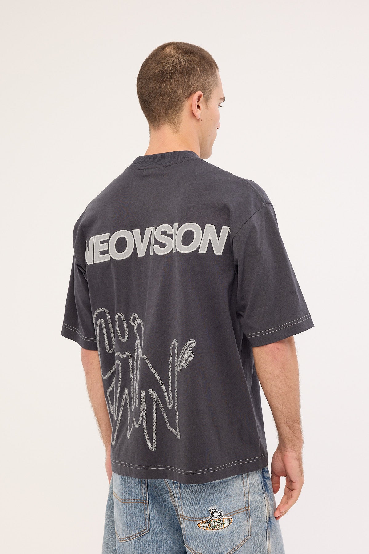 Neovision Reflekt Street Super Heavy Tee Asphalt