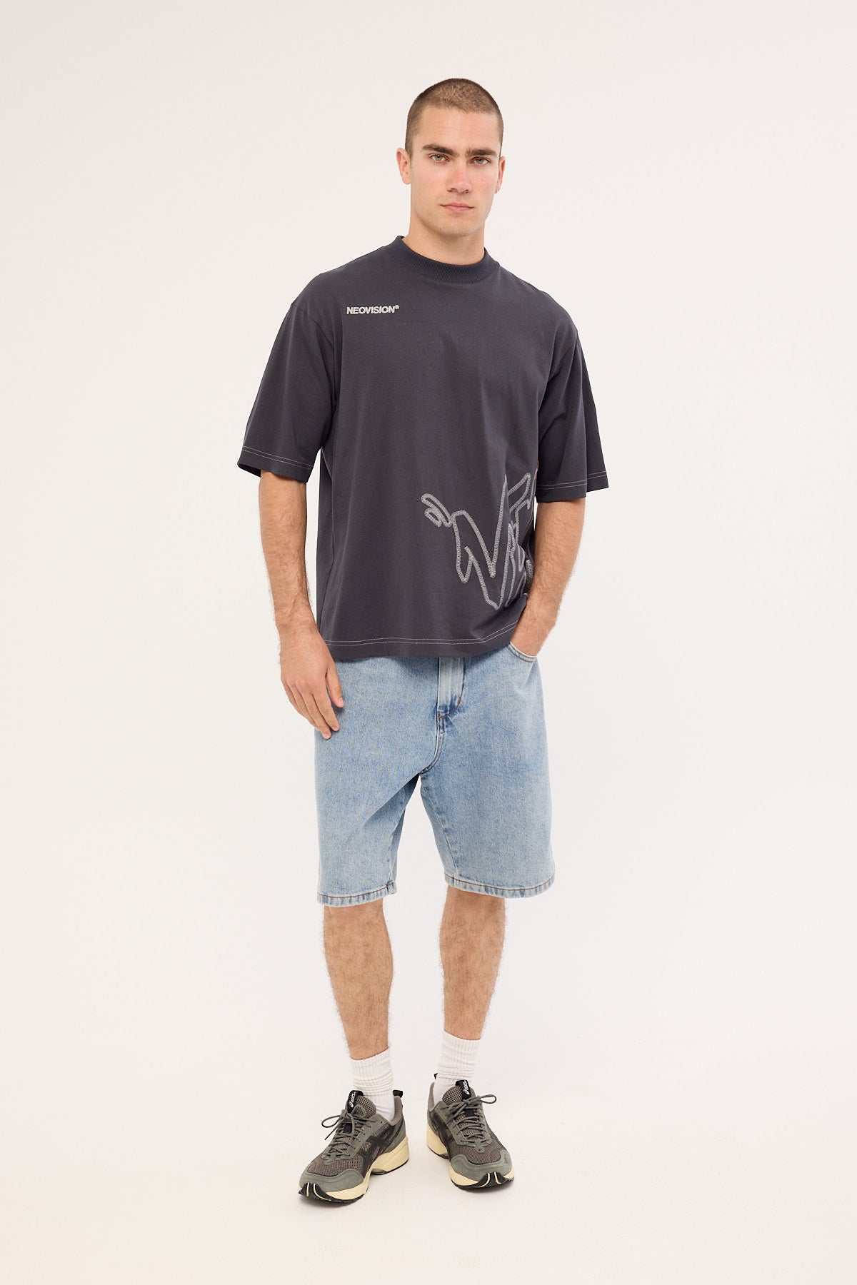 Neovision Reflekt Street Super Heavy Tee Asphalt