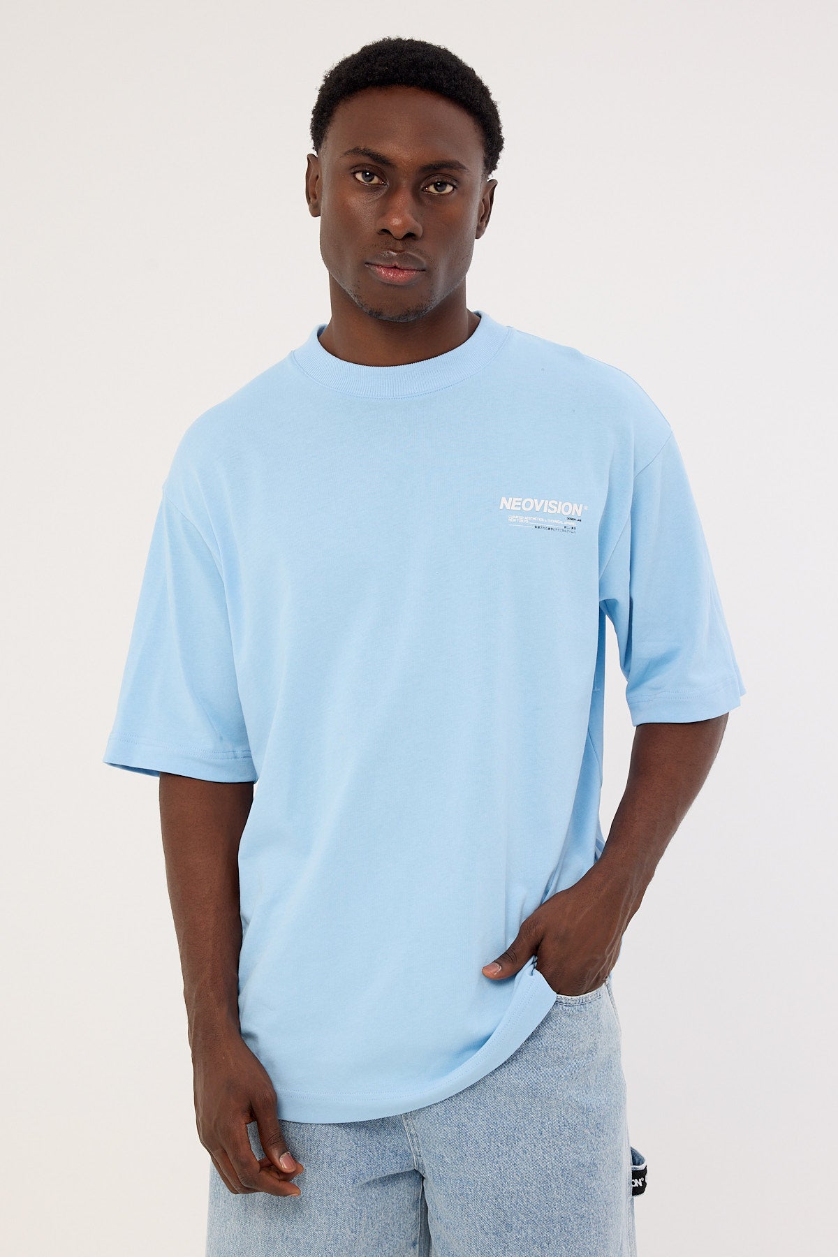 Neovision Nova Oversize Super Heavy Tee Washed Lagoon