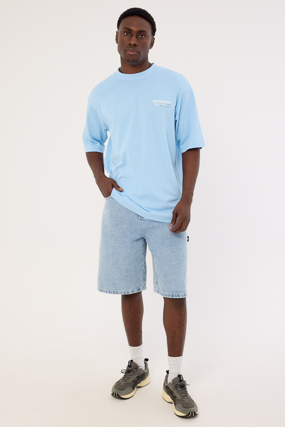 Neovision Nova Oversize Super Heavy Tee Washed Lagoon