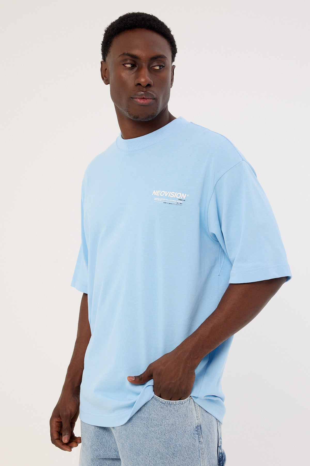 Neovision Nova Oversize Super Heavy Tee Washed Lagoon