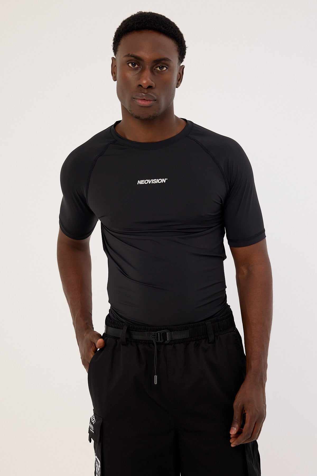 Neovision Glyph Slim Compression Tee Black