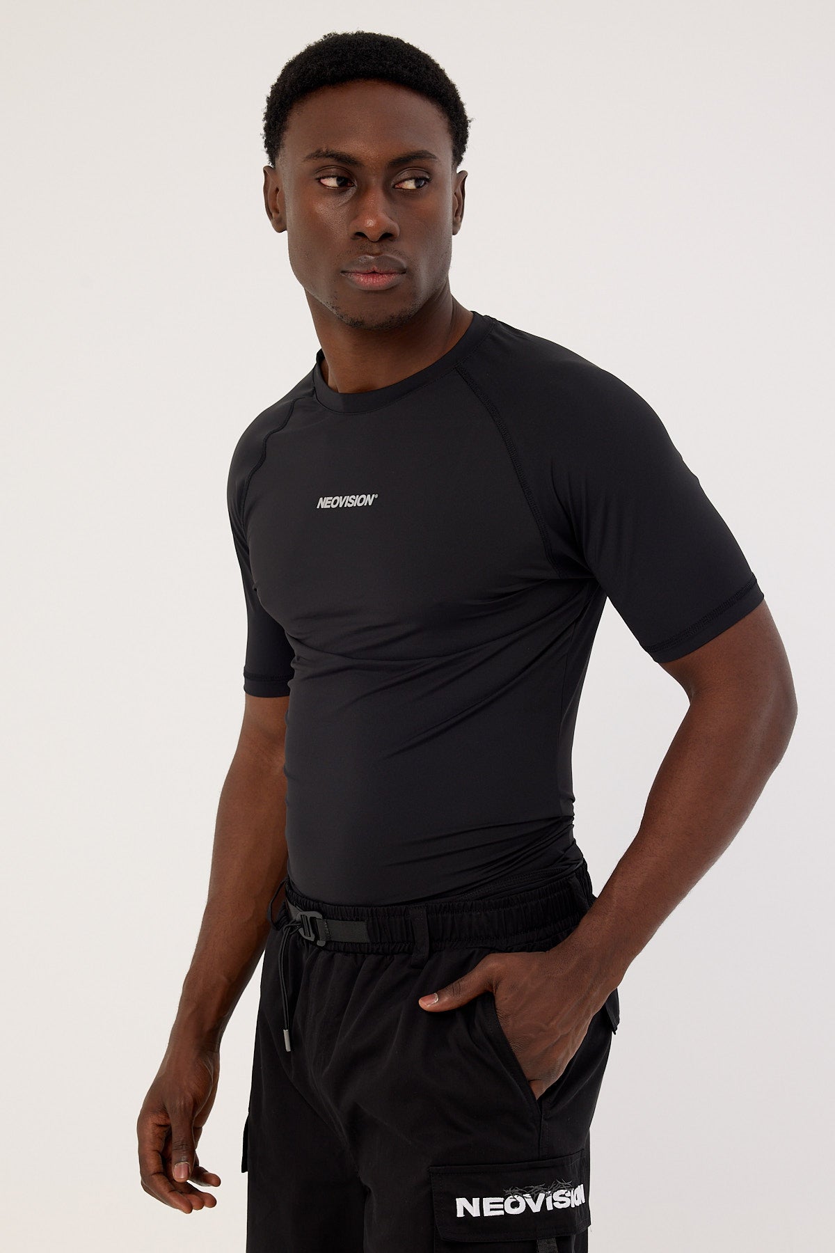 Neovision Glyph Slim Compression Tee Black