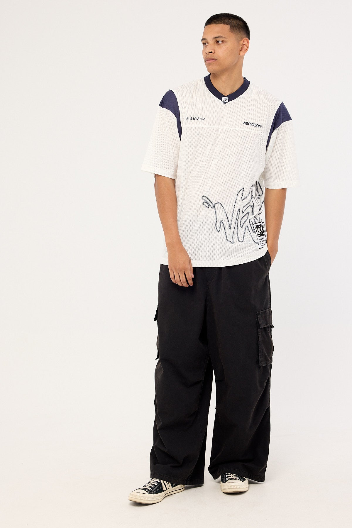 Neovision Reflekt V Neck Jersey White