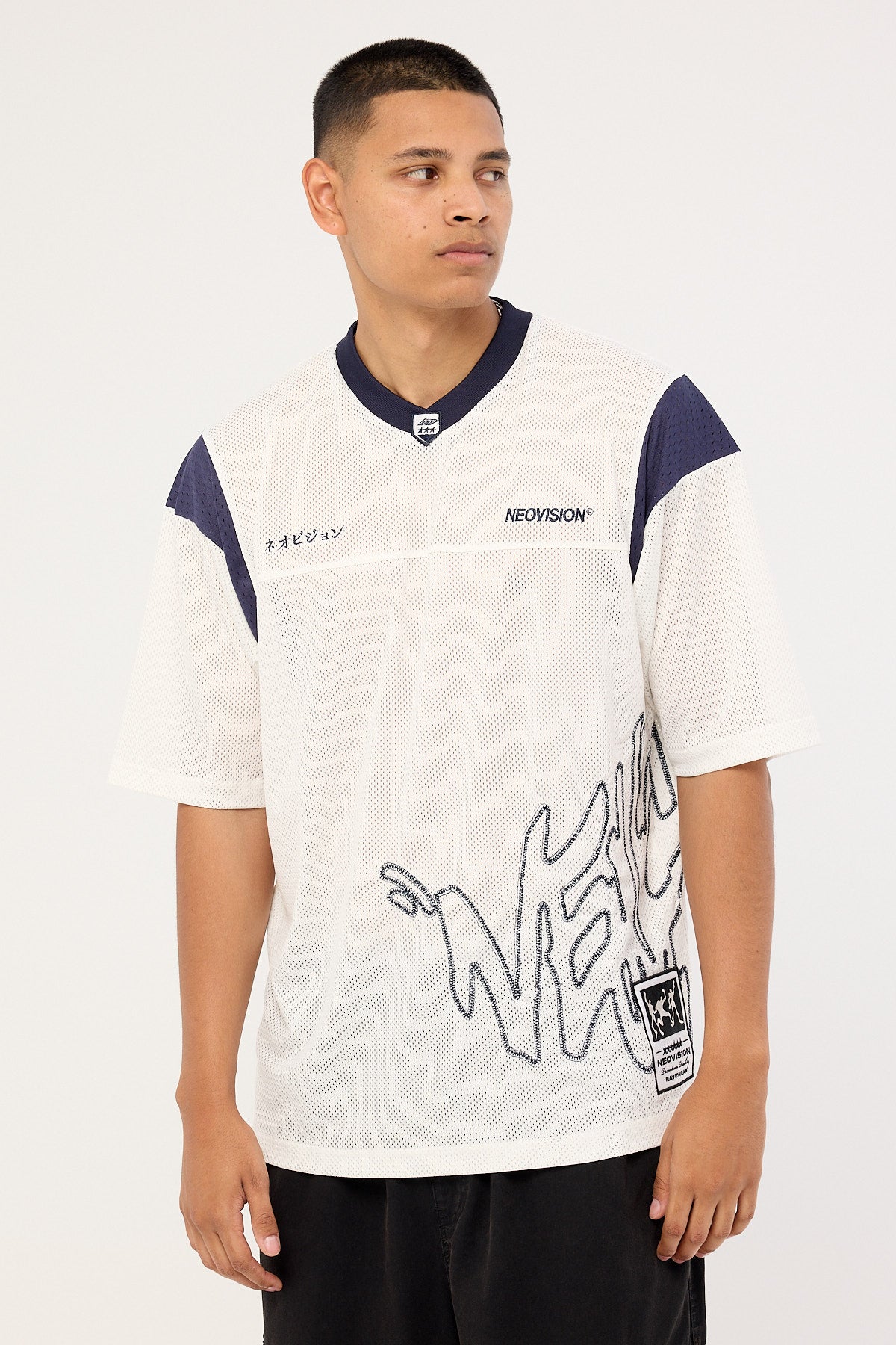 Neovision Reflekt V Neck Jersey White