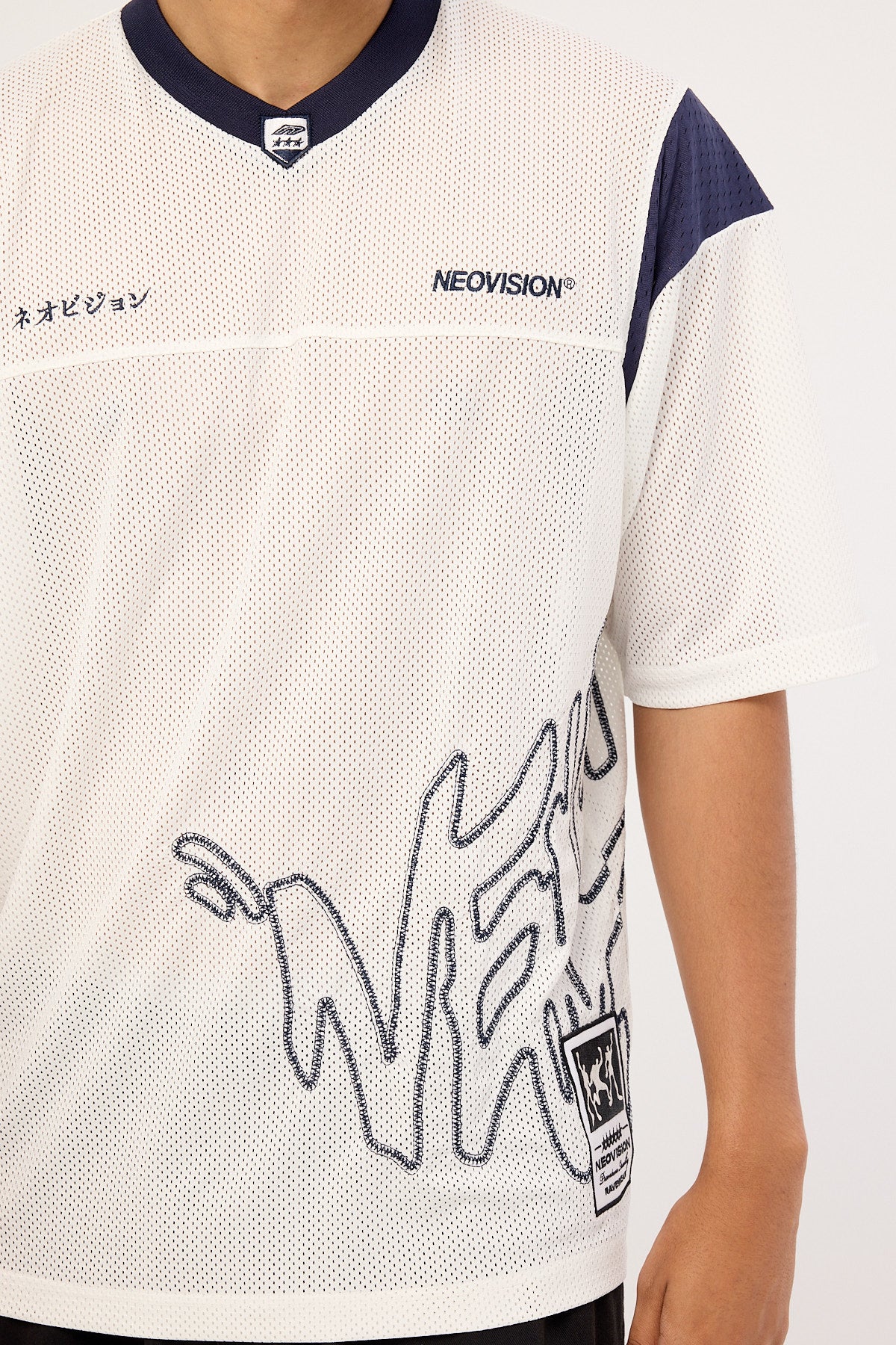 Neovision Reflekt V Neck Jersey White