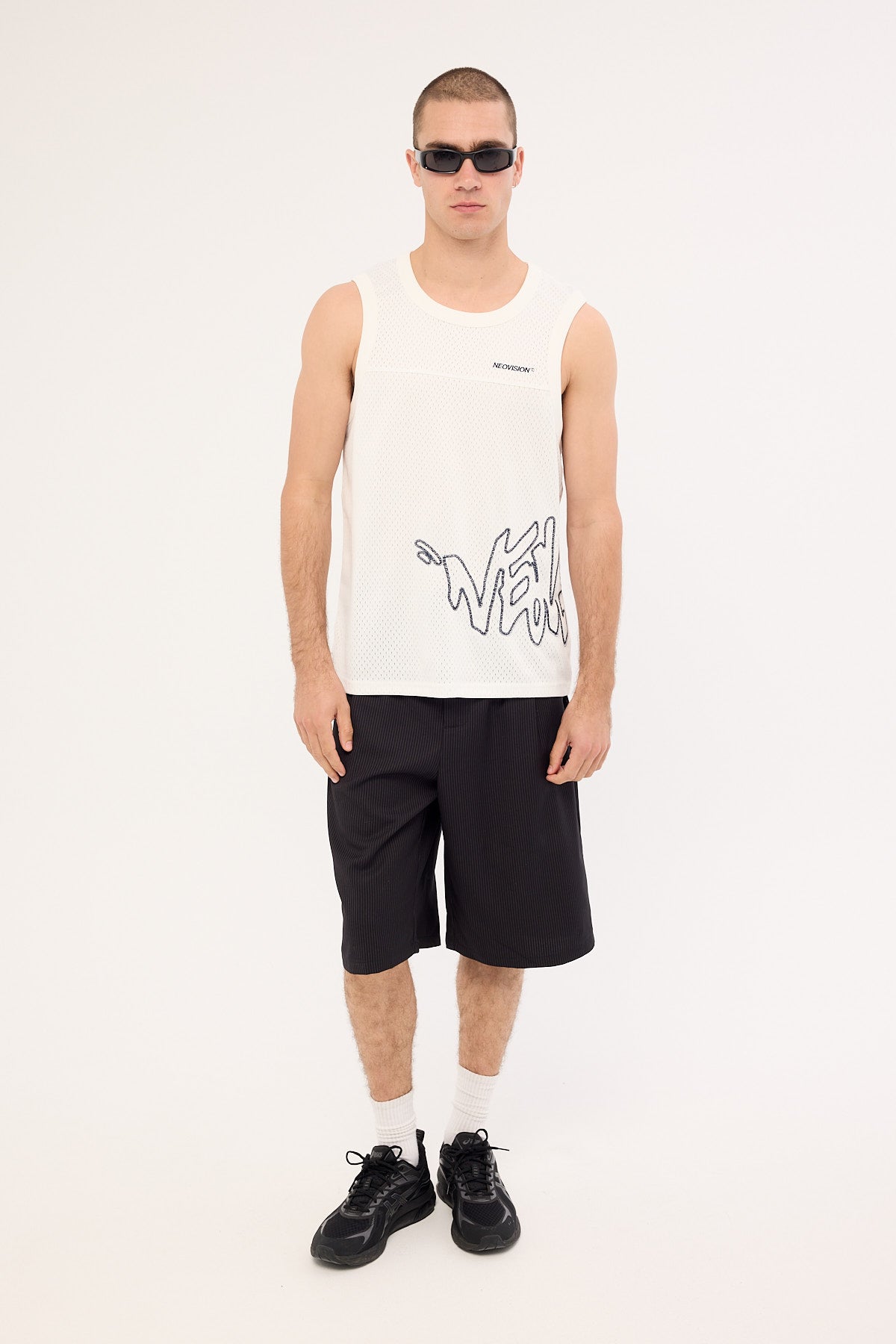 Neovision Reflekt Loose Singlet Tank White