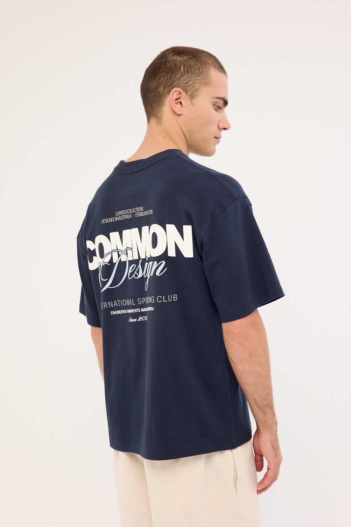 Common Need Compose Heavyweight Easy Tee Washed Indigo