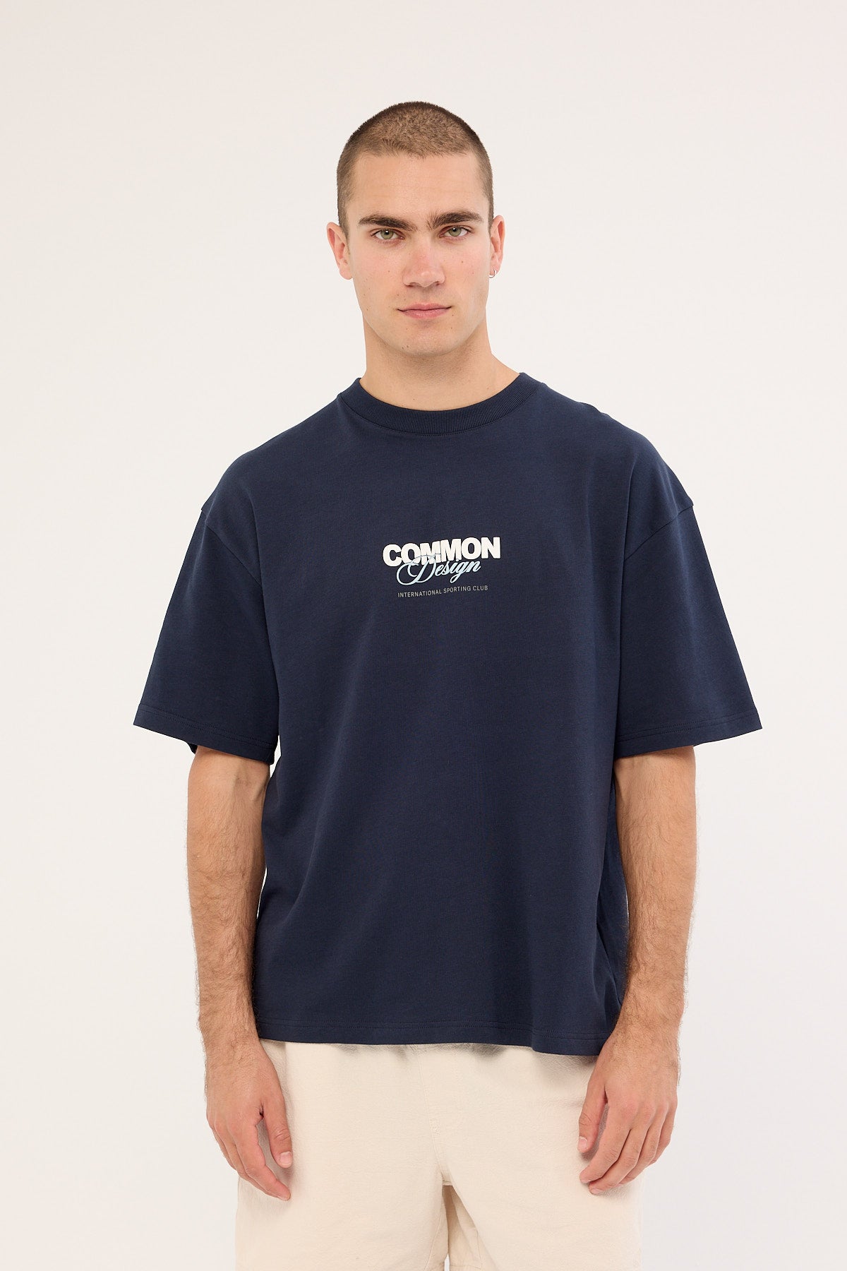 Common Need Compose Heavyweight Easy Tee Washed Indigo