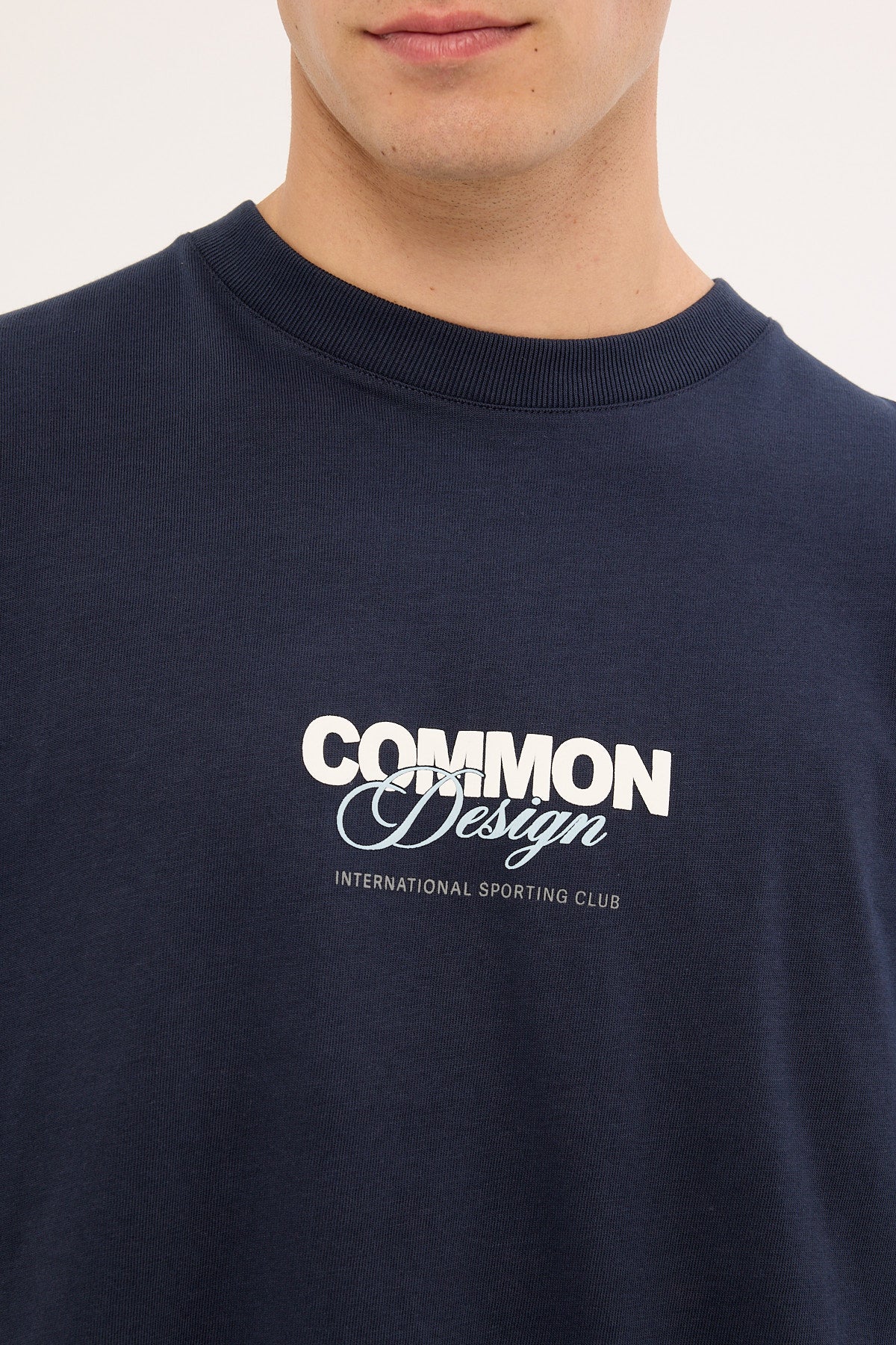 Common Need Compose Heavyweight Easy Tee Washed Indigo