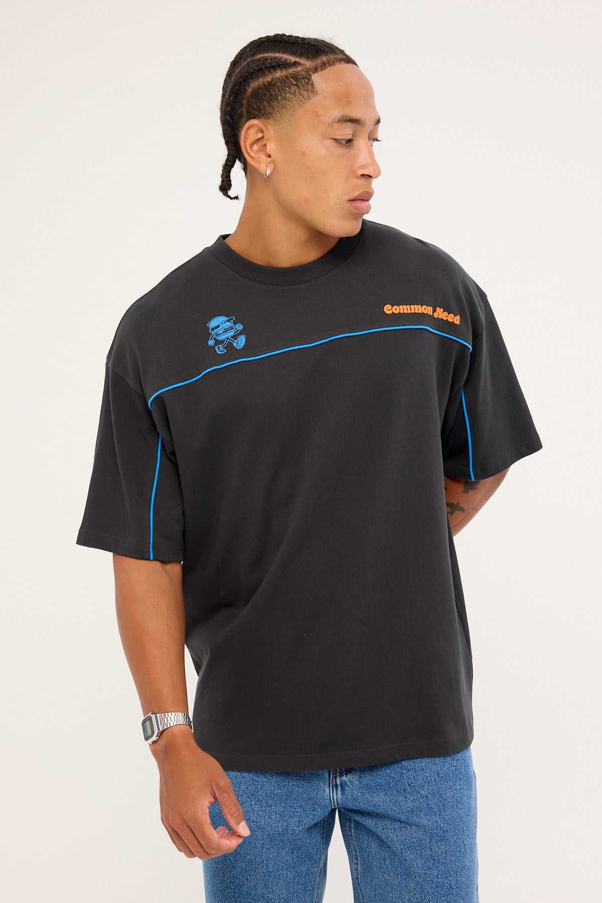 Common Need Shack Heavyweight Easy Tee Onyx