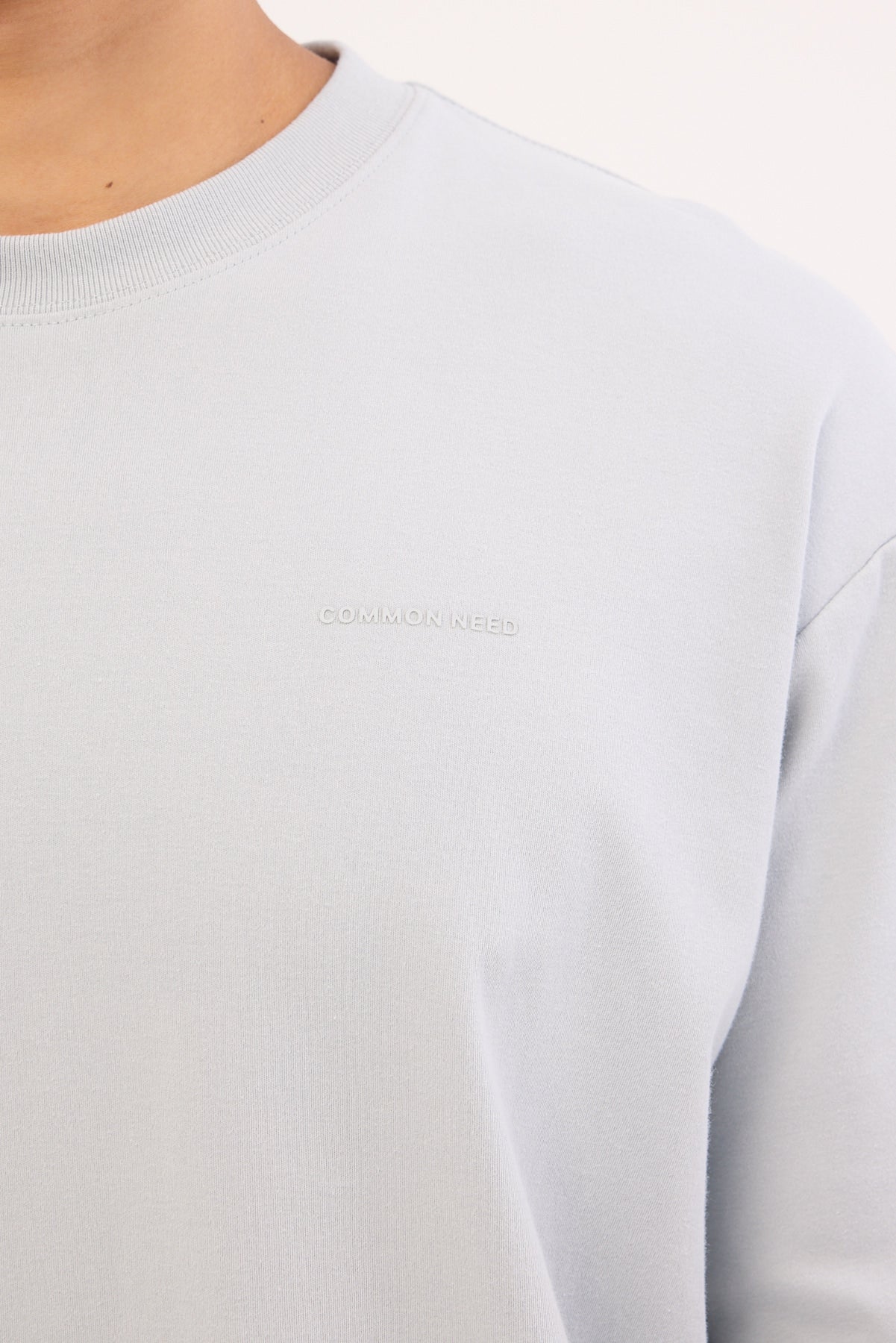 Common Need Focus Heavyweight Boxy Tech Tee Grey