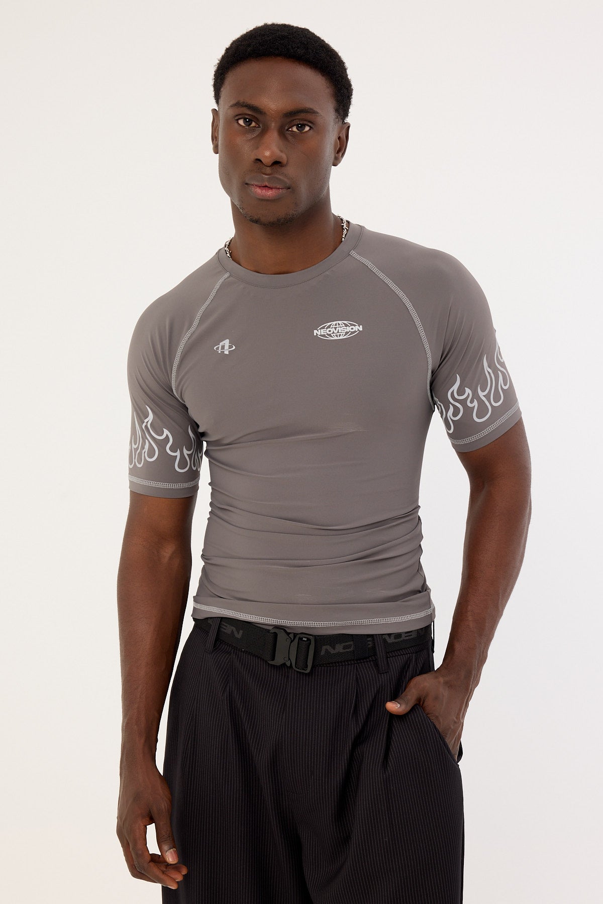 Neovision Firearm Slim Compression Tee Dark Grey