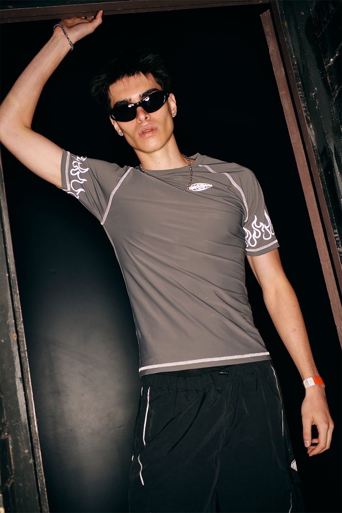 Neovision Firearm Slim Compression Tee Dark Grey