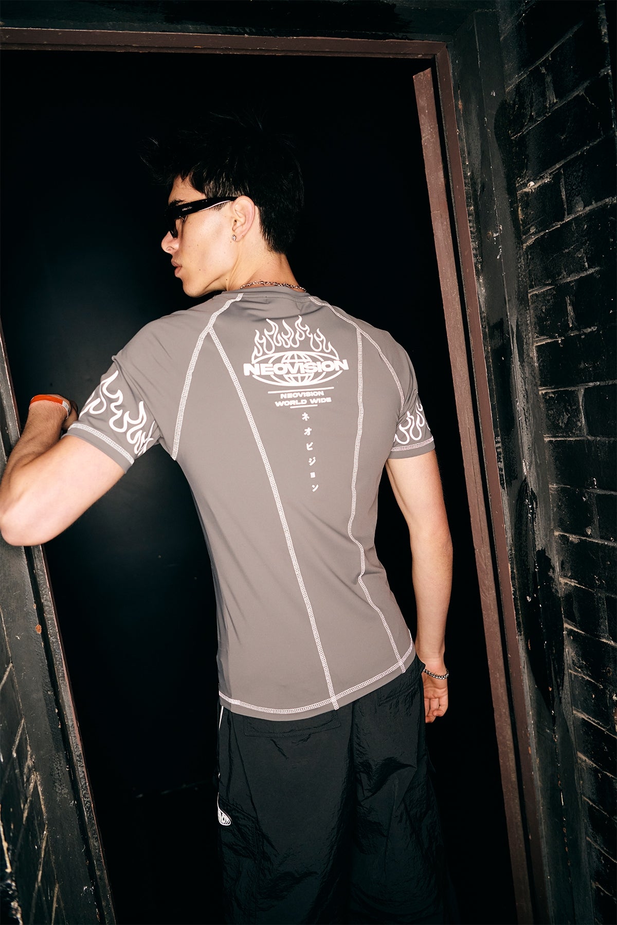 Neovision Firearm Slim Compression Tee Dark Grey