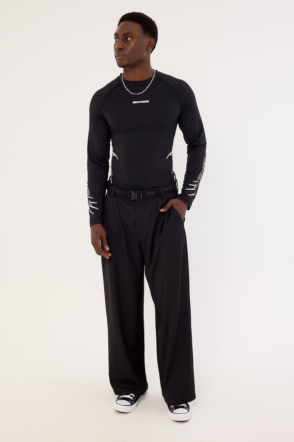 Neovision Encryption Slim Compression Long Sleeve Tee Black