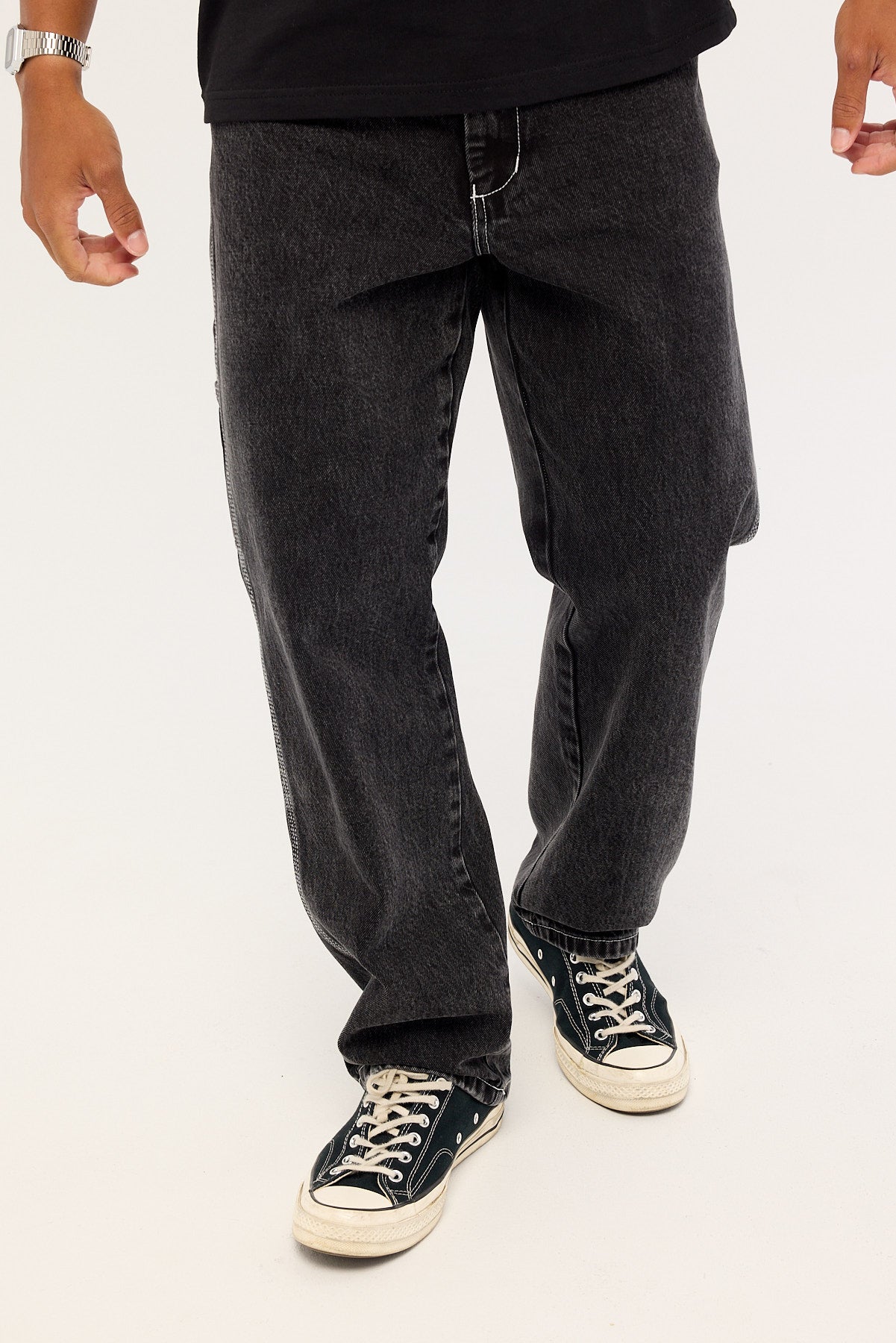 Worship Glazed and Confused Carpenter Jean Black Rinse