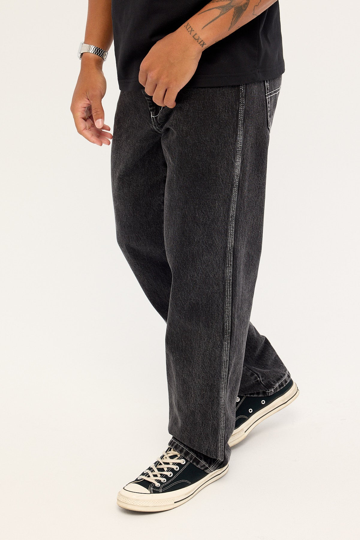 Worship Glazed and Confused Carpenter Jean Black Rinse