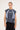 Neovision Divide Cropped Muscle Tank Steel