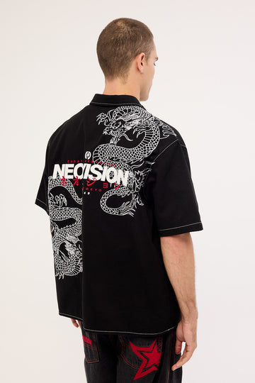 Neovision Ryuko Oversize Shirt Washed Black
