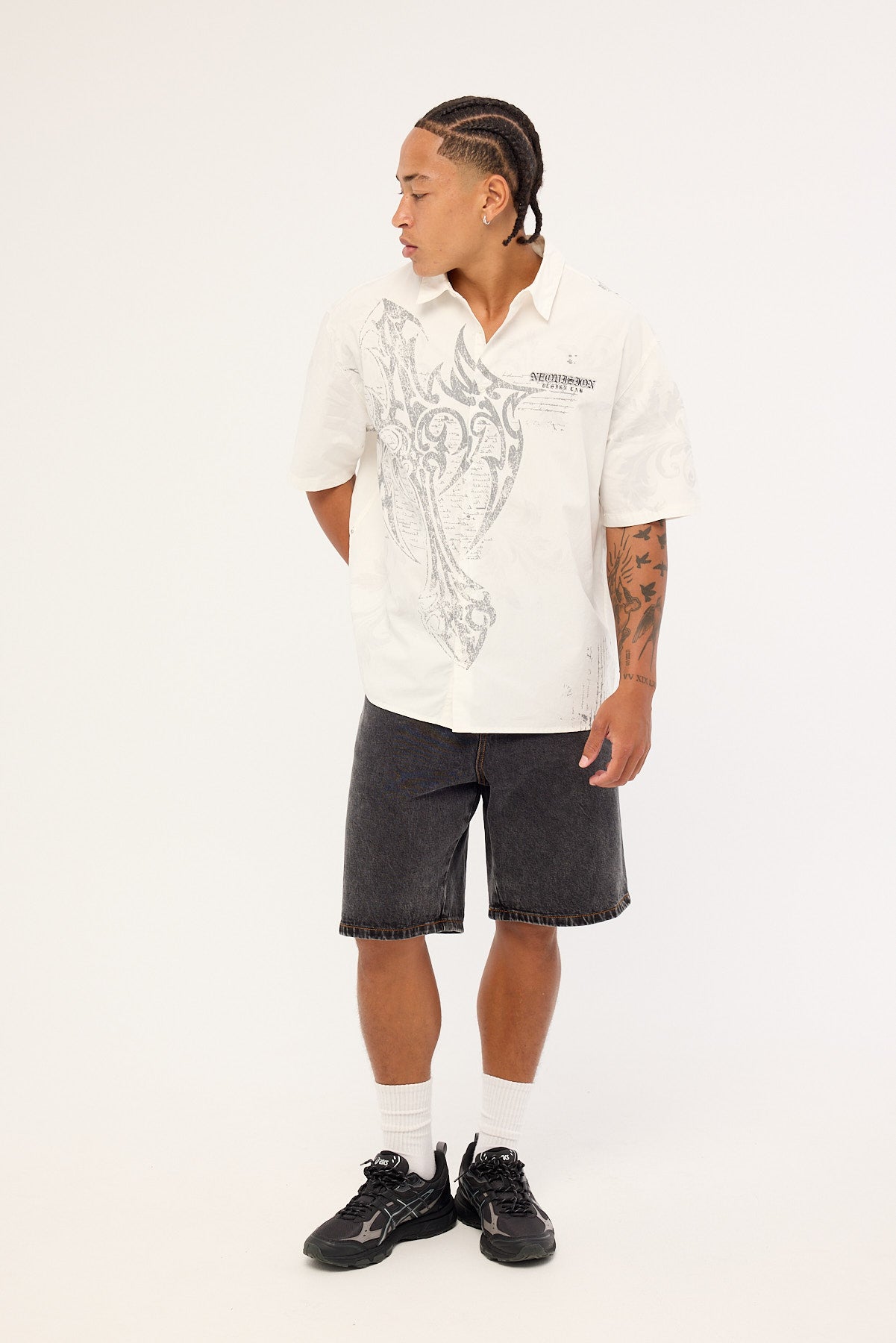 Neovision Banish Oversize Shirt White