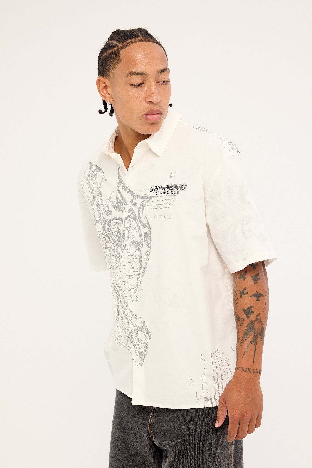 Neovision Banish Oversize Shirt White