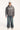 Neovision Seraph Zip Through Cropped Street Hoodie Smoke Grey