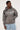 Neovision Seraph Zip Through Cropped Street Hoodie Smoke Grey