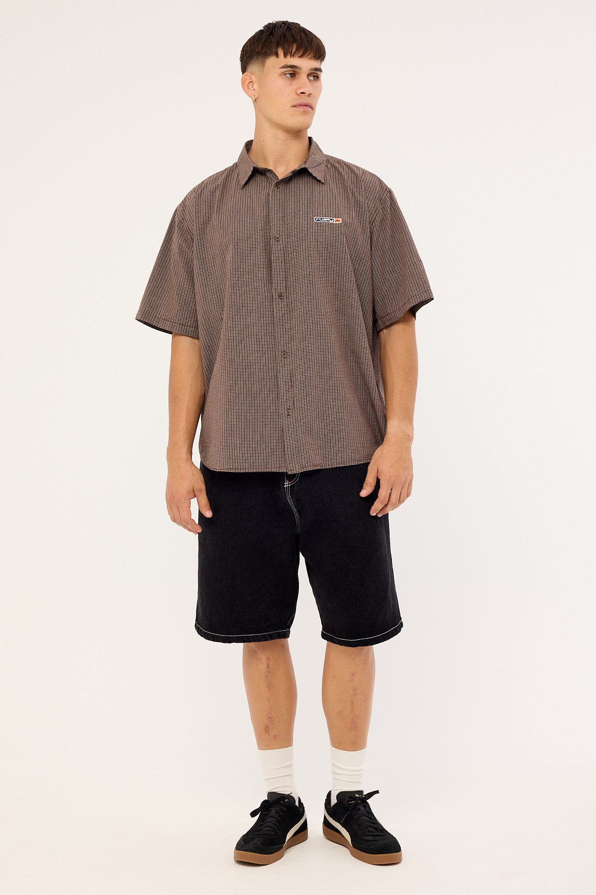 Rusty Turbo Baggy Jort Blackout