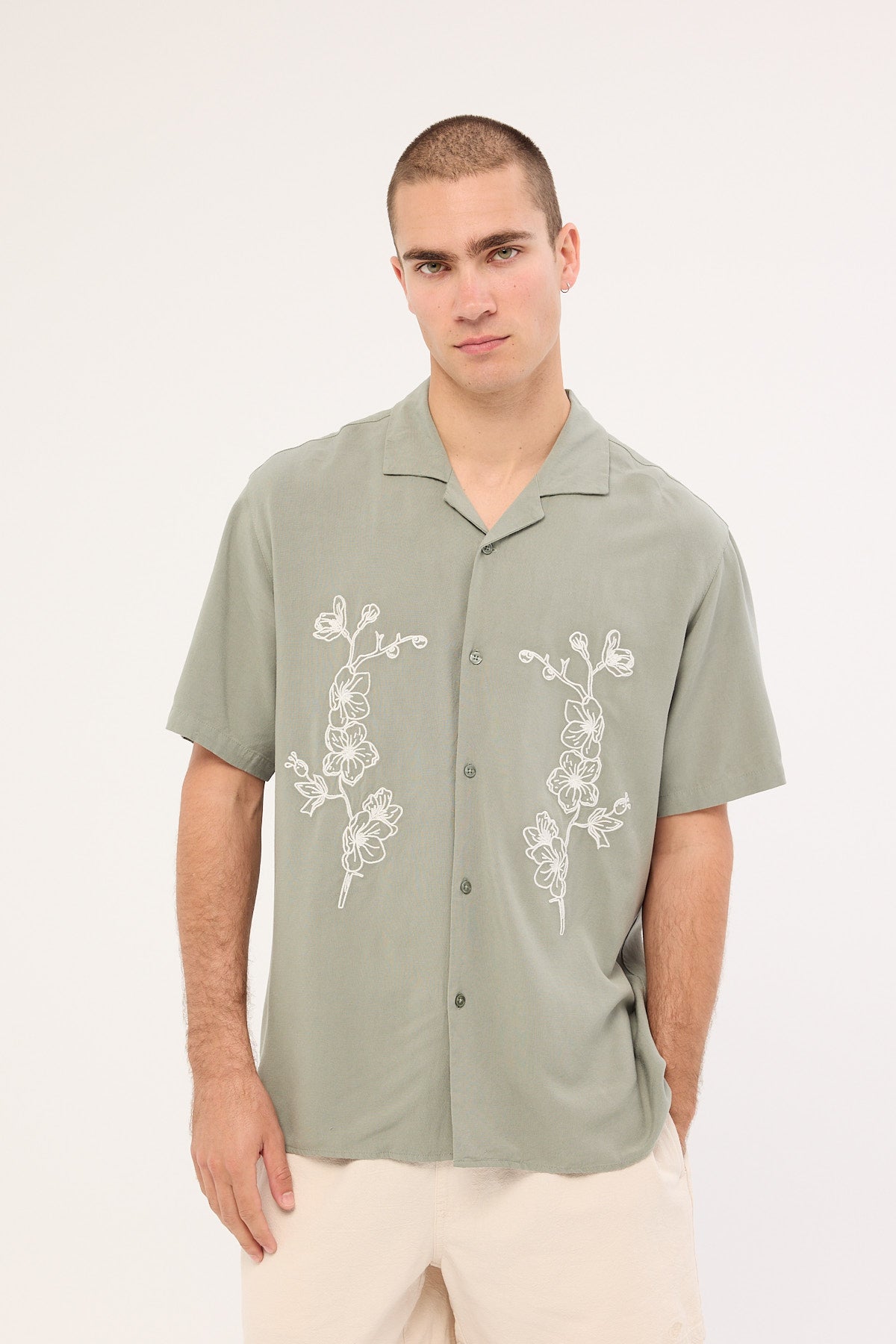 Common Need Nobana Resort Shirt Sage